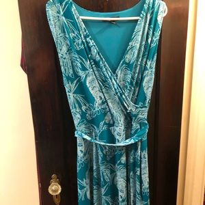 41 Hawthorne Green Faux Wrap Dress - XL